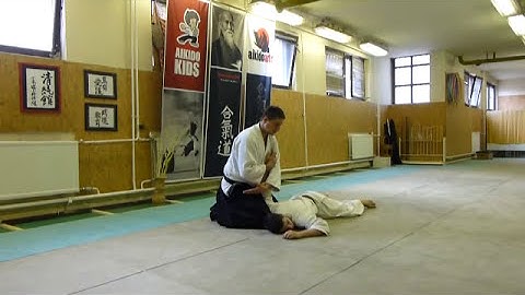 ushiro ryotedori sankyo omote [TUTORIAL] Aikido empty hand basic technique