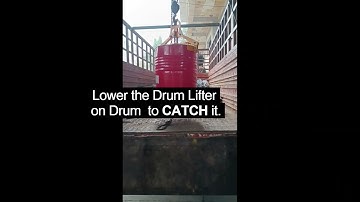 Drum Lifter DL200 with Auto Clamp and Release by CAG Engineering Limited
