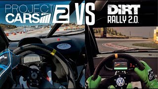 DiRT Rally 2.0 vs Project CARS 2 – RallyCross – 直接比較 screenshot 3