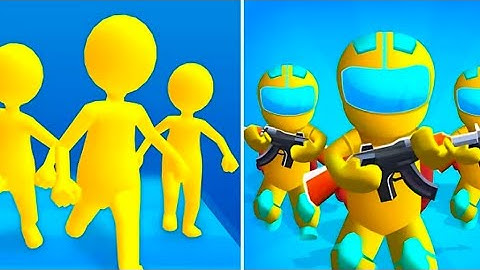 JOIN CLASH 3D🆚GUN CLASH 3D New Update Levels Walkthrough Gameplay #video 