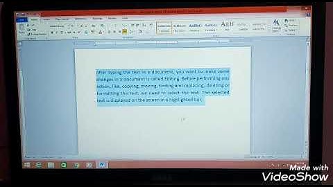 Class-3 II LESSON-4 II WORD PROCESSOR