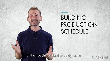 Plataine Production Scheduler