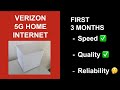 Verizon 5G Home Internet first 3 months review. Speed, Uptime, Reliability, Ping, Jitter, Latency.