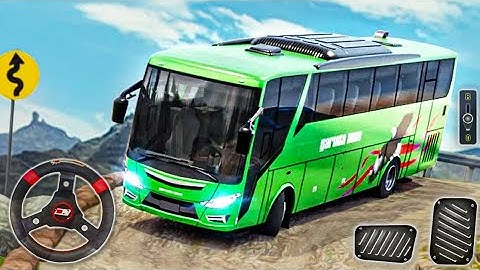 Indian Bus Driver Simulator 2024 - Mobile First Bus Transporter Driving - Android GamePlay