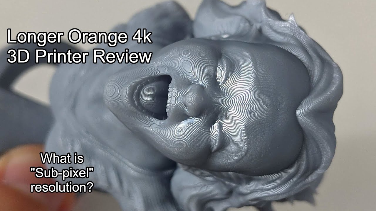 teleskop sandsynligt Bore 10.5 micron resolution?! - Longer Orange 4k 3D Printer Review - YouTube