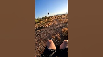 That Cactus is Waving at Me! #adventure #paramotor #flying #travel #flyingbeast  #Freedomppg.com