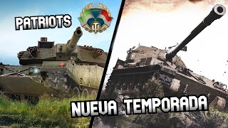 NUEVA TEMPORADA PATRIOTS + Nuevos Tanques!! World of Tanks Console NEWS