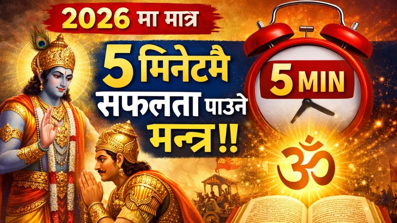 २०२६ मा मात्र ५ मिनेटमै सफलता पाउने मन्त्र | Bhagawad Geeta |