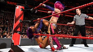 Asuka vs. Sasha Banks: Raw, Jan. 29, 2018