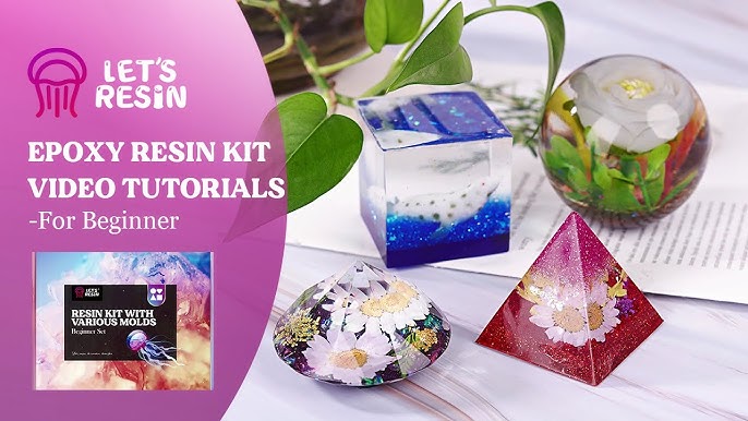 HeyKiddo Resin Kit for Beginners with Silicone Molds - Resin