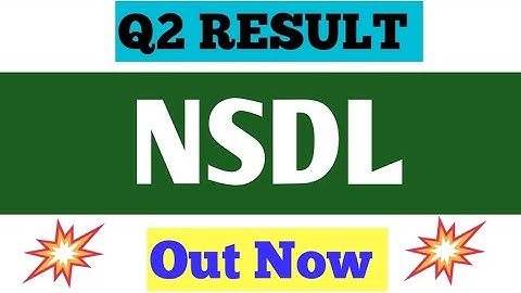 NSDL Q2 2026 RESULTS UPDATE NEWS. NSDL SHARE LATEST NEWS TODAY 