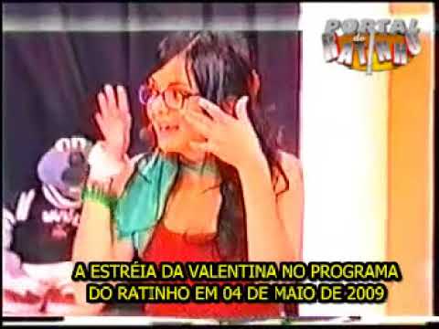 A ESTRÉIA DA VALENTINA NO PROGRAMA DO RATINHO