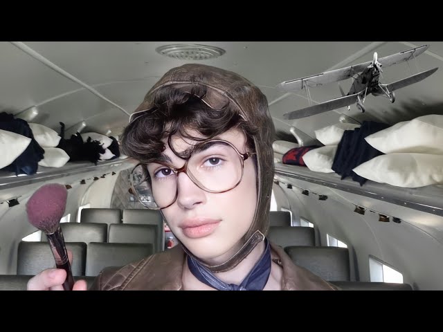 ASMR- Amelia Earhart Does Your Makeup Before Her Plane Crashes