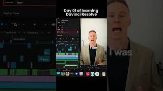 Day 01 of learning Davinci Resolve #videoedit #motiondesign #davinciresolve #sounddesign