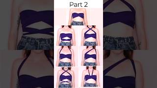 How to tie a wrap shirt: part 2 #wrapshirtstyling #howtostyle #diywraptop