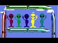【踏切りアニメ】宇宙人の逆襲! エイリアン達が新幹線で地球にやってくる？！リメークver