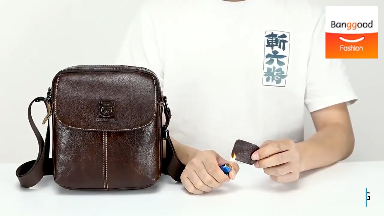 BULLCAPTAIN Men First Layer Cowhide Multi-pocket Crossbody Bag - Banggood Fashion