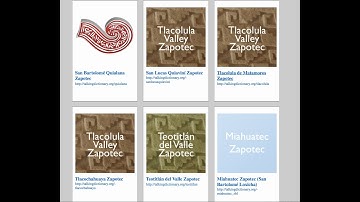 Valley Zapotec Talking Dictionaries: Motivations and Experiences