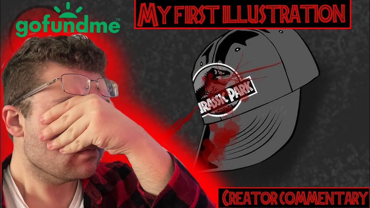 CREATOR COMMENTARY “The Juvenile” Jurassic Park illustration (CRINGE WARNING!!‼️⚠️) 