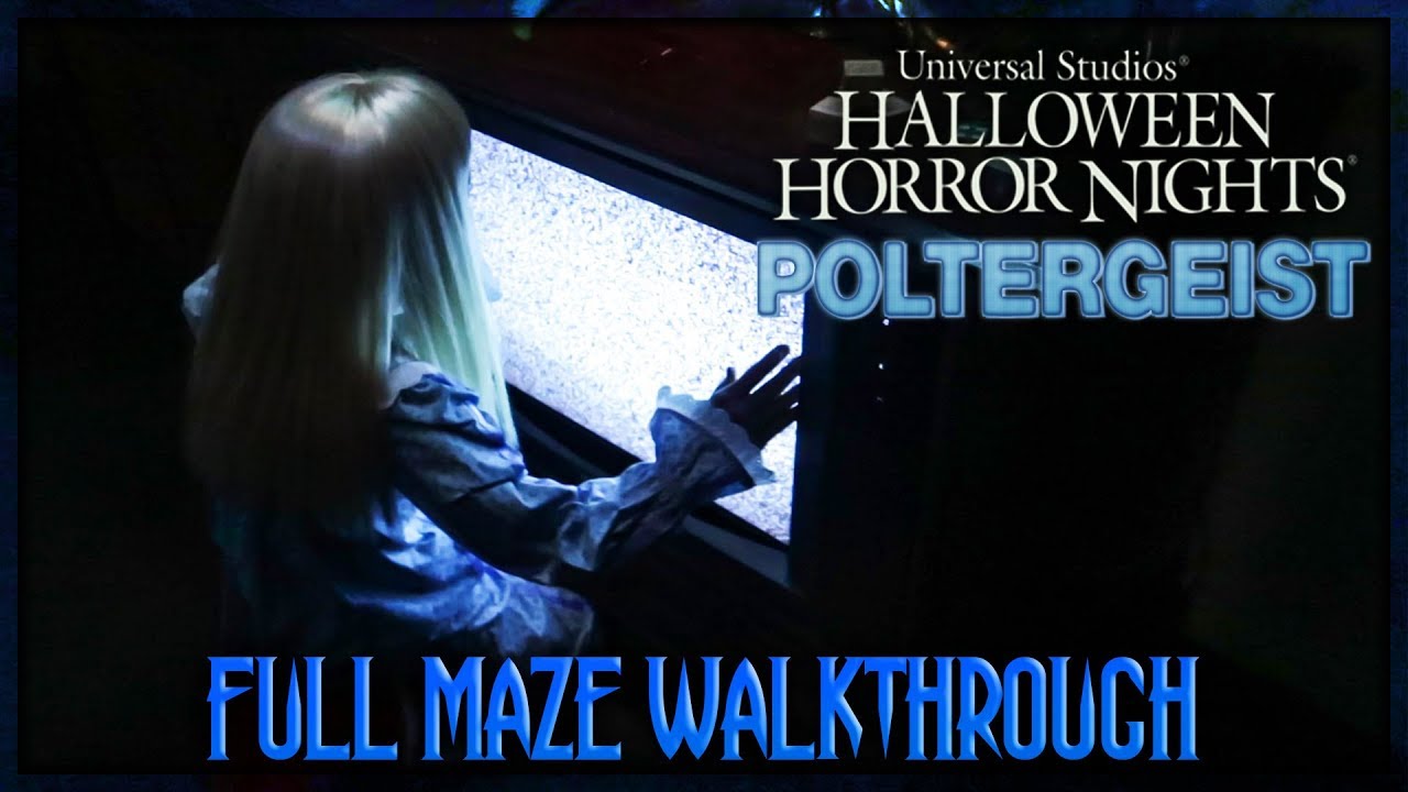 Poltergeist Full Maze Walkthrough HD Halloween Horror Nights Hollywood 2018