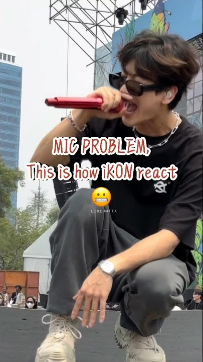 Don’t tell them to lipsync 😬 #ikon #kpop #fyp