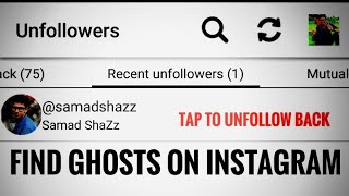 [INSTAGRAM]Find Unfollwers,Ghosts,Fans and more on Instagram for free screenshot 5