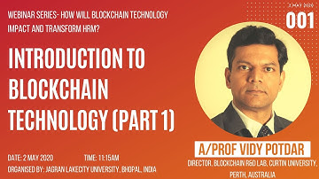 Introduction to Blockchain Technology - Part 01