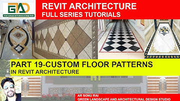 PART-19 CUSTOM FLOOR PATTERN IN REVIT ARCHITECTURE #revittutorials