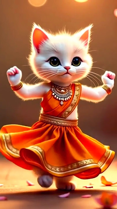 Tanana Tanana Tana Nana | Cute Cat Dancing - Nam Amar Bhutu #shorts #shortsfeed #catdance #catvideos