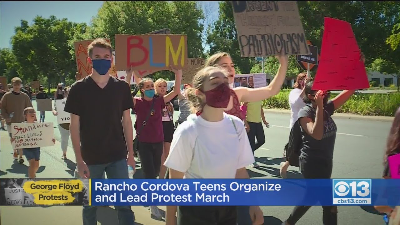 Rancho Cordova Teens Organize And Lead Protest March