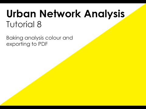 Urban Network Analysis: Tutorial 8