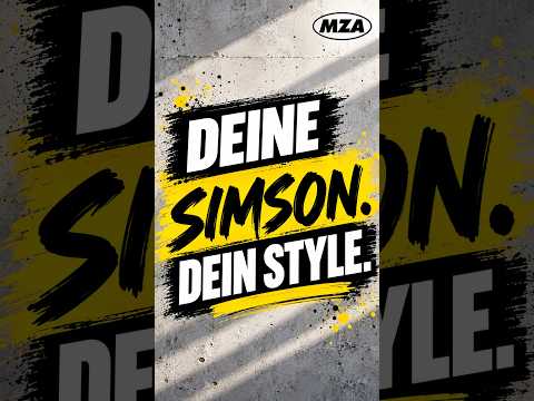 DEINE SIMSON. DEIN STYLE. 🛵🔥 #mza #simson #simsons51#schwalbe #simsonschwalbe #KR51 #KR50 #S51 #S50