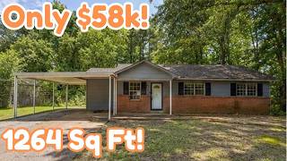 Home for Only $58k with 1264 Sq Ft! Plus 4 More Affordable Homes Under 90K!!