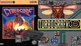 Cyber-Core (1990) NEC TurboGrafx-16 / PC Engine Gameplay in HD～4K 60FPS
