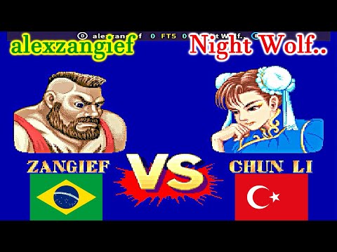 Street Fighter II': Champion Edition - alexzangief vs Night Wolf.. FT5