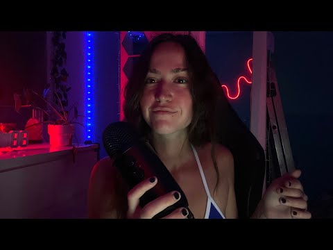Te acompaño si has tenido un mal día | ASMR | Mouth Sounds, Visuals & Tapping