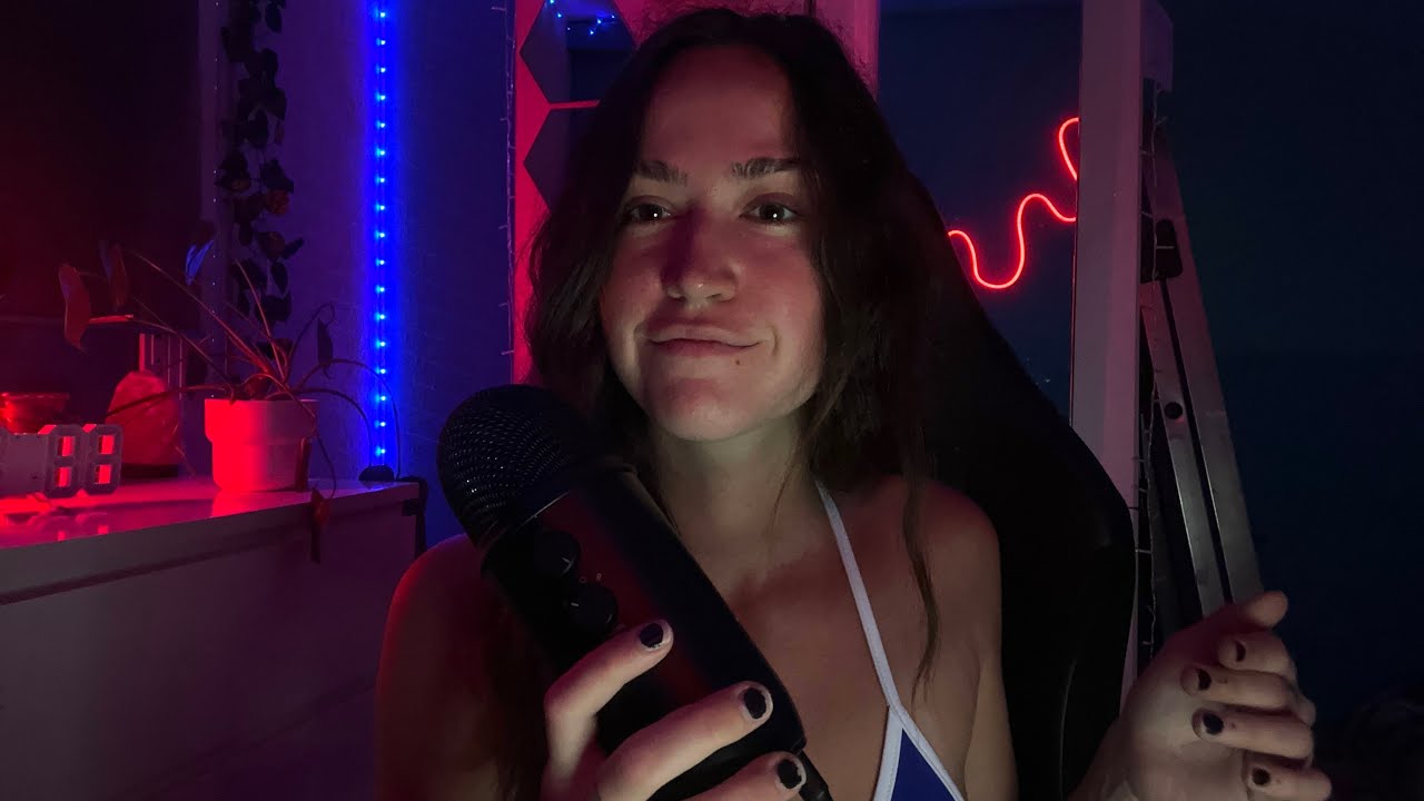 Te acompaño si has tenido un mal día | ASMR | Mouth Sounds, Visuals & Tapping