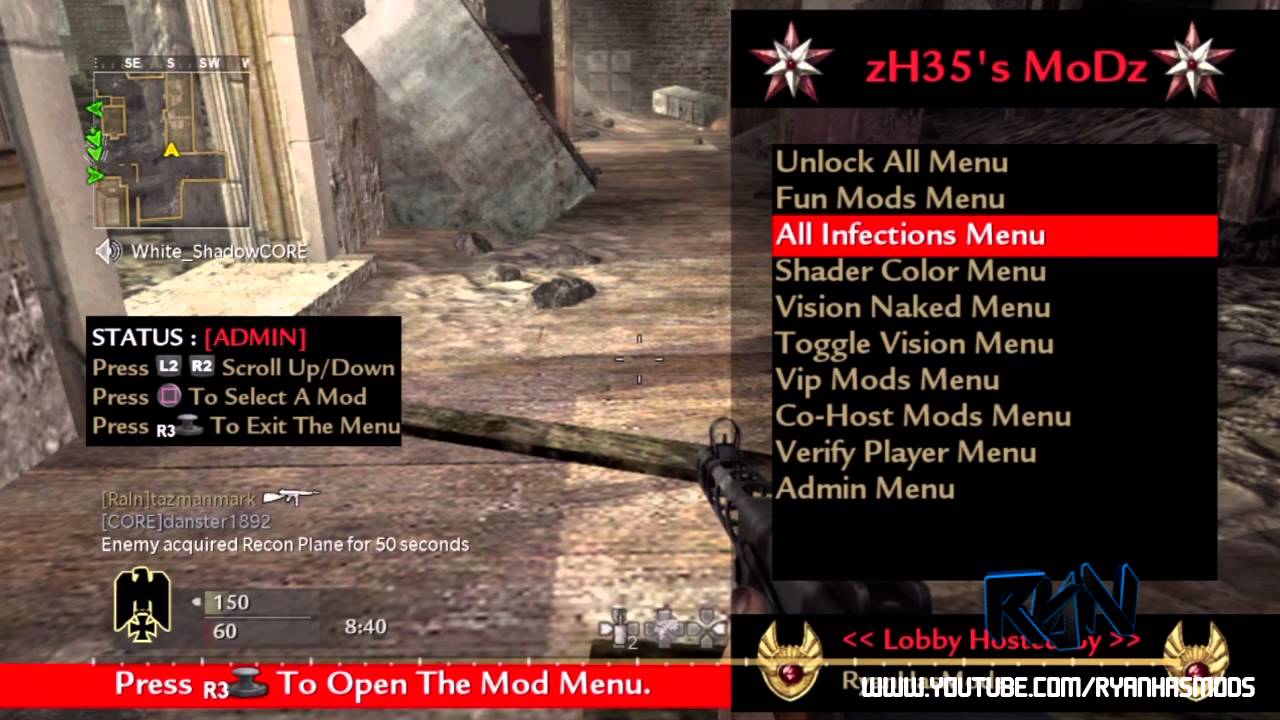 Call Of Duty Waw Multiplayer Modded Lobbies [OPEN]