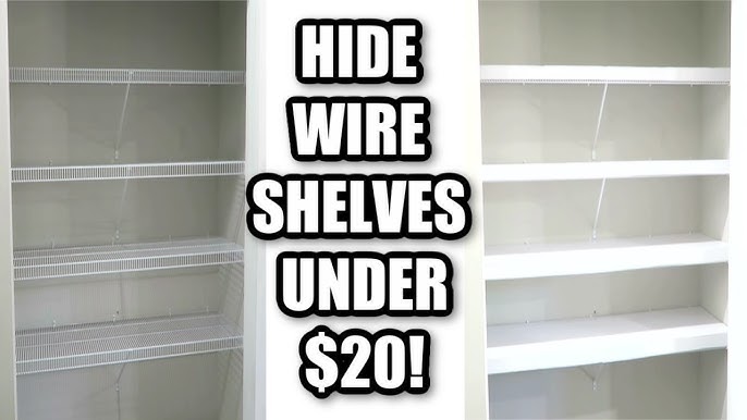 How to Clean Wire Closet Shelving