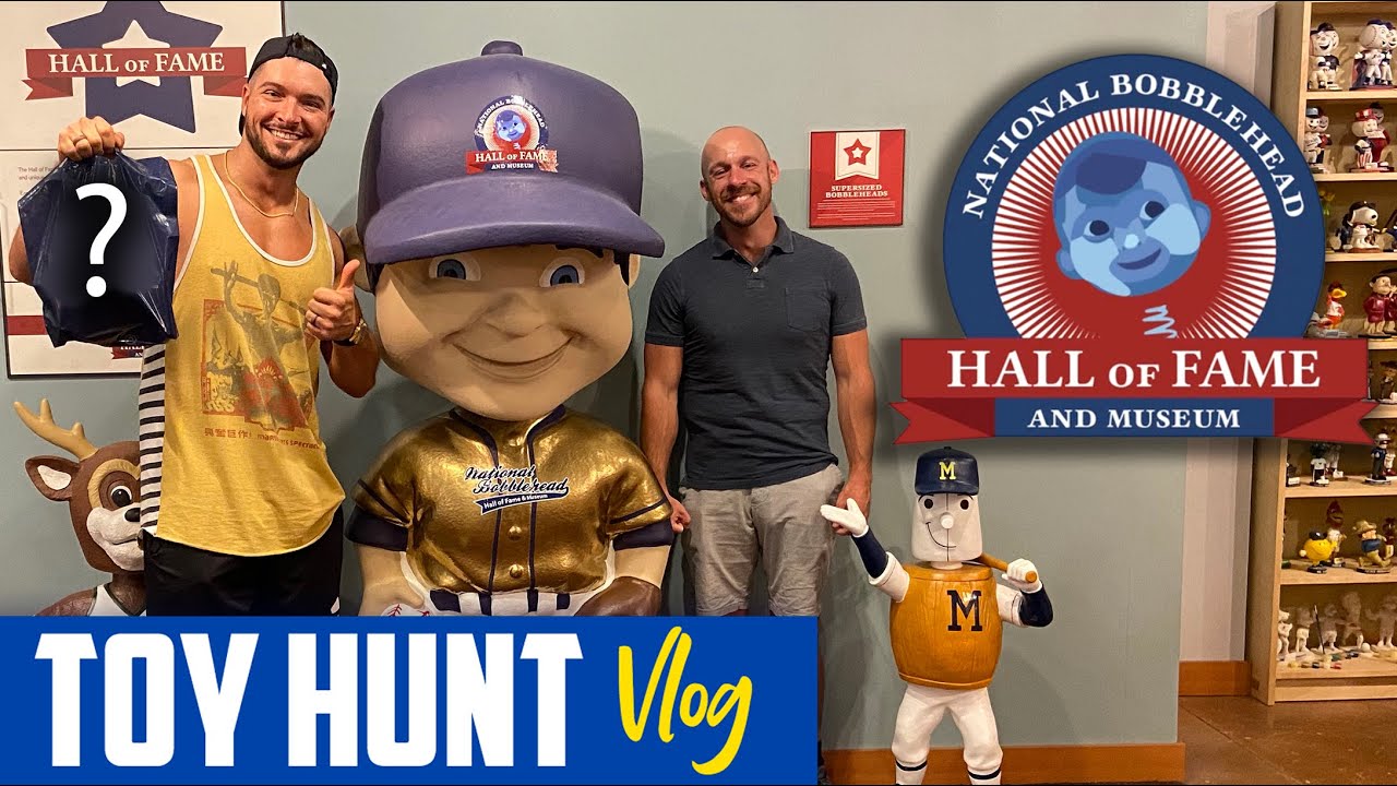 Toy Hunt Vlog • Ethan Page & Bryce Remsburg • National Bobblehead Hall Of Fame & Museum Milwaulkee