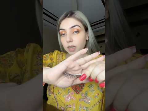 Eid glam makeup | glitter eyeshadow & red lipstick #eidglam #festive #beauty #glowup #makeup #trendy