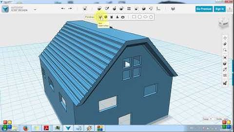 Autodesk 123D - Modeling a simple house - Part 1