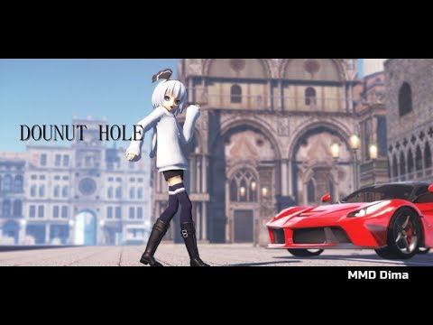 【MMD】　うさ耳パーカー妖夢でドーナツホール【東方MMD】