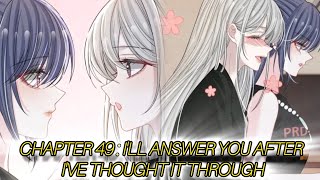 Kiss me in the dark of night chapter 49 ✨💖#gl #yuri #manga 