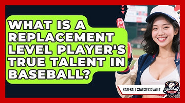 What Is A Replacement Level Player