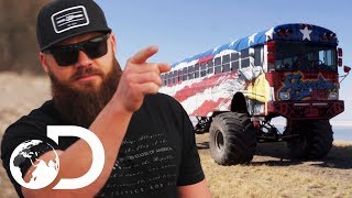 School Bus Gets Huge Monster Truck Wheels! | Diesel Brothers