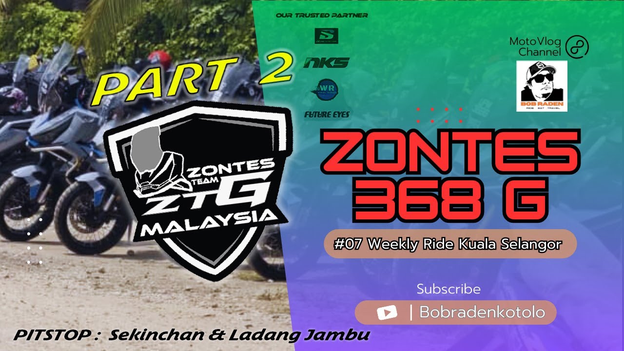 Zontes 368G ZTG #07 Weekly Ride I Part 2 : Kapal Terbang Pencen   Sekinchan & Ladang Jambu Sawah