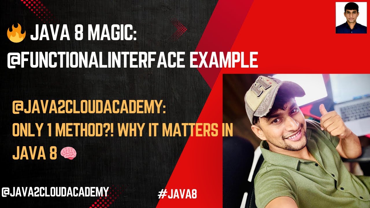 03. 🎯Java 8 FunctionalInterface Explained with Real Example ...