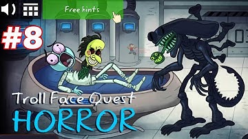 TrollFace Quest Horror: Aliens Level 8 Walkthrough Gameplay