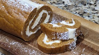 Pumpkin Rolls with Cream Cheese Filling - Perfect Fall Recipe! by Cotton Candy 533 views 2 years ago 7 minutes, 14 seconds